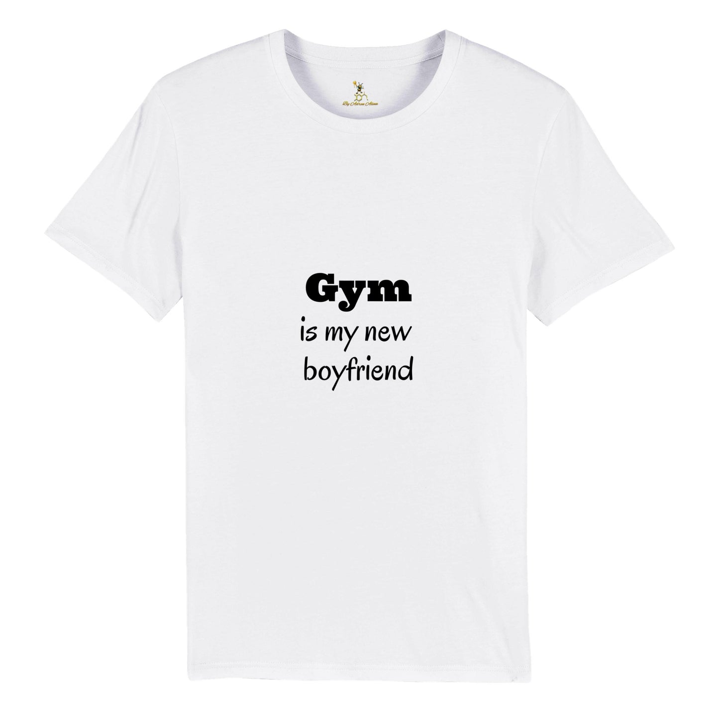 Organic Unisex Crewneck T-shirt - Gym is my new boyfriend