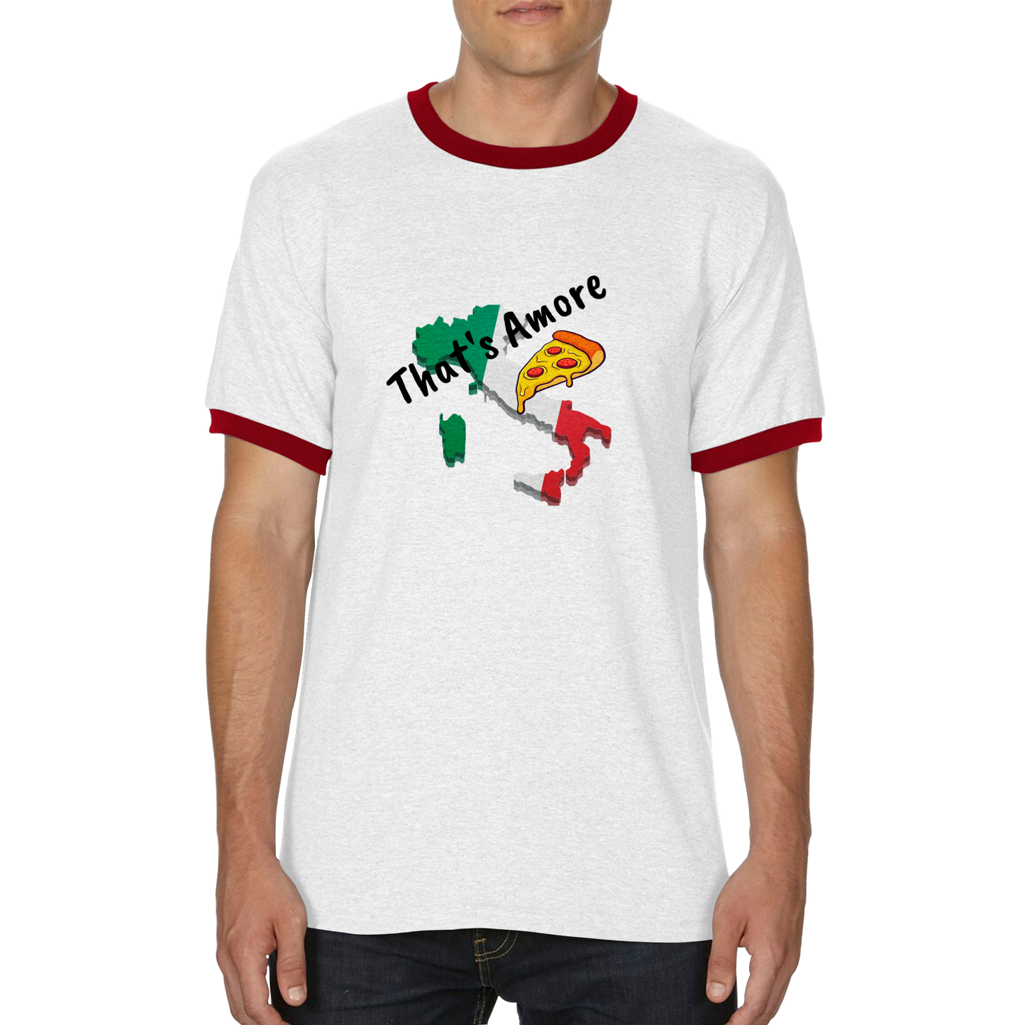 T-shirt Ringer Unisex - That's Amore