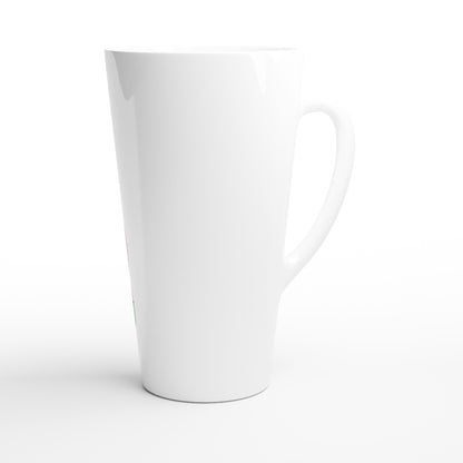 White Latte 17oz Ceramic Mug - Monday