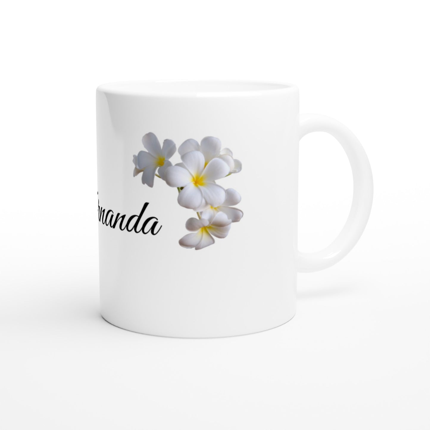 White 11oz Ceramic Mug - Fernanda