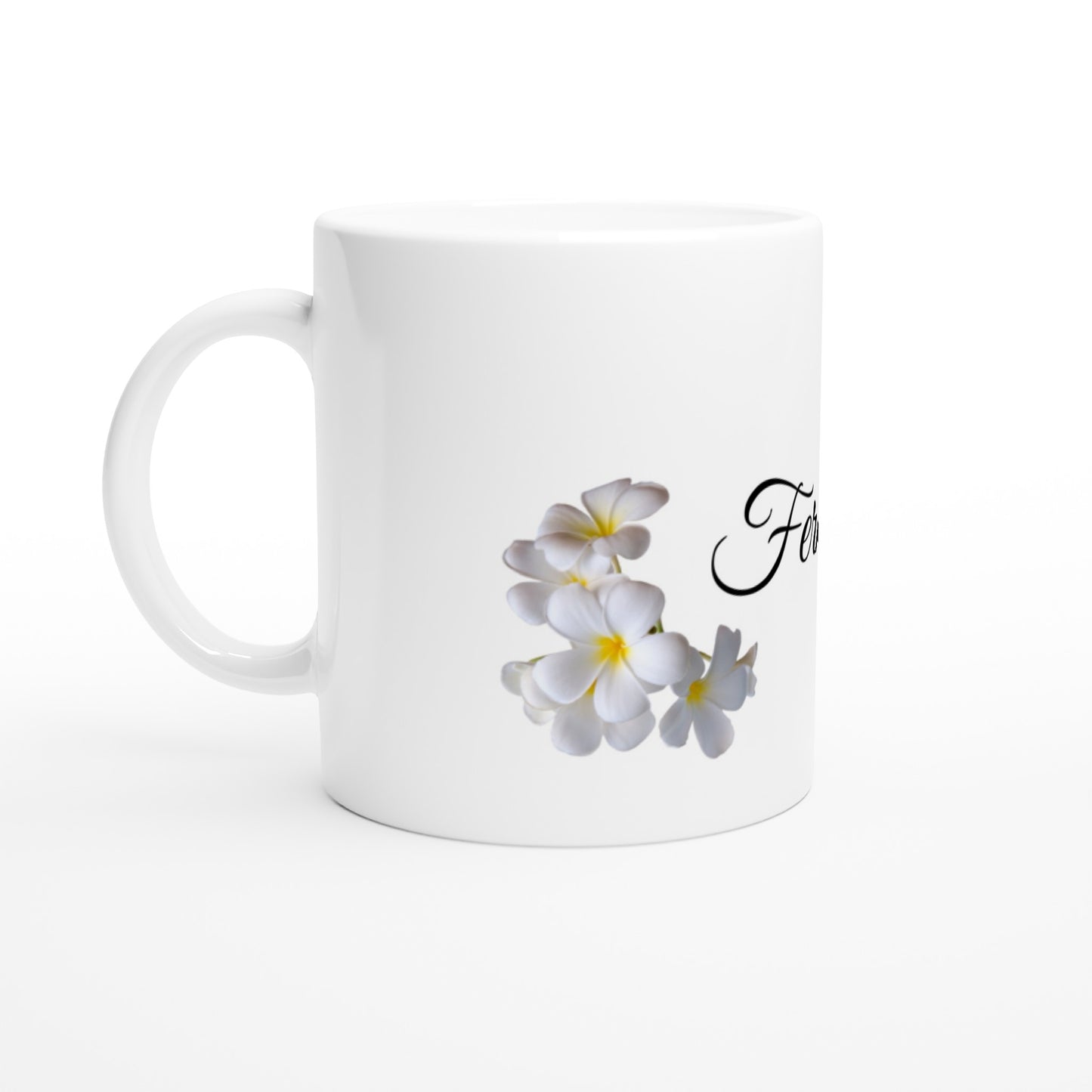 White 11oz Ceramic Mug - Fernanda