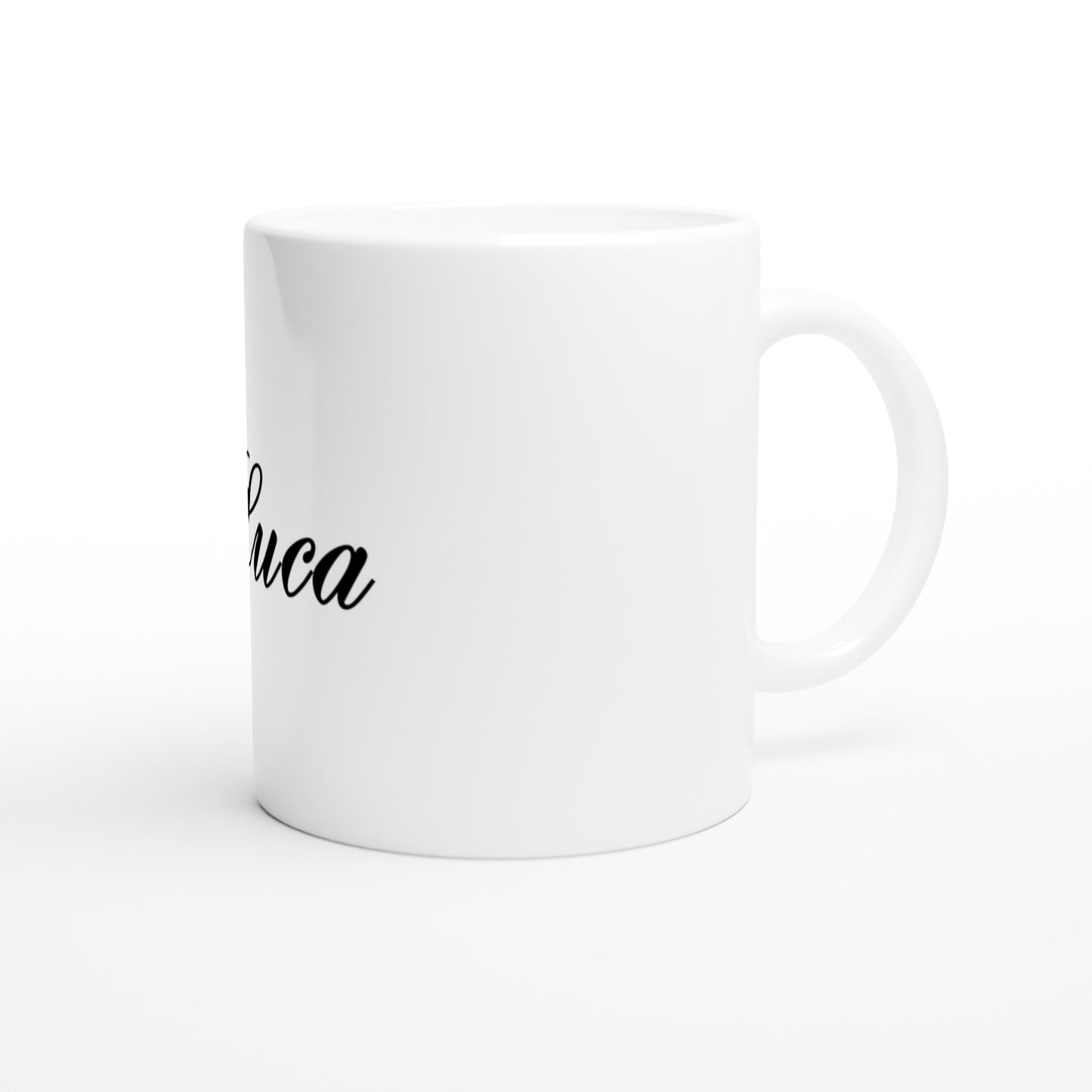 White 11oz Ceramic Mug - Luca