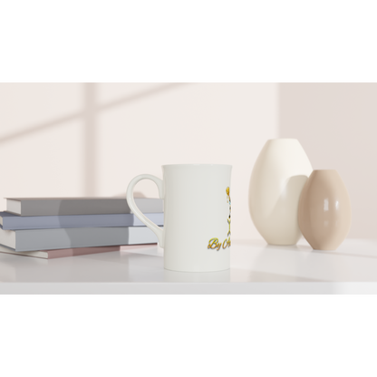 White 10oz Porcelain Slim Mug - By Adren Alina